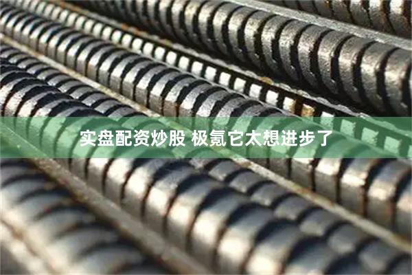 实盘配资炒股 极氪它太想进步了